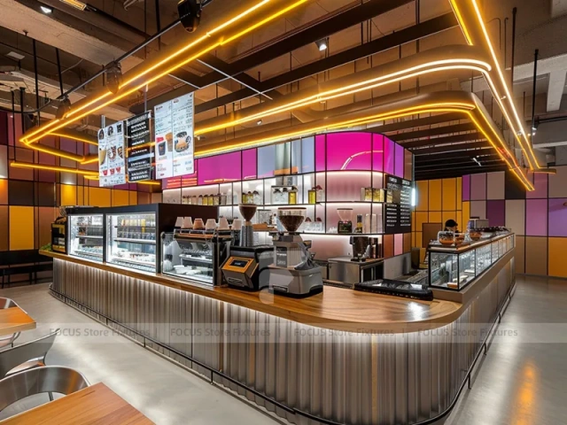 Black Gold Coffee Island Counter