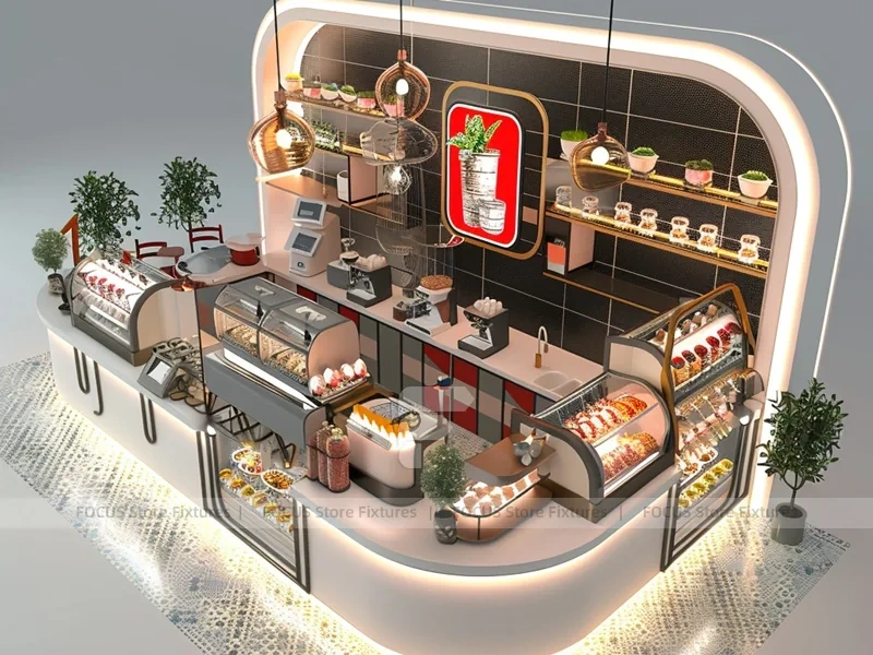 Black Gold Coffee Island Counter