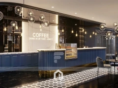 Black Neon Coffee Cafe Sign Wall