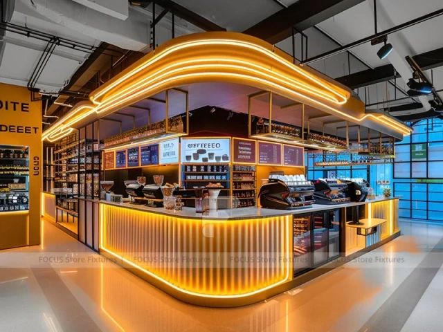 Blue Gold Bakery Coffee Counter Layout