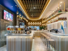 Blue Gold Juice Bar Island Layout