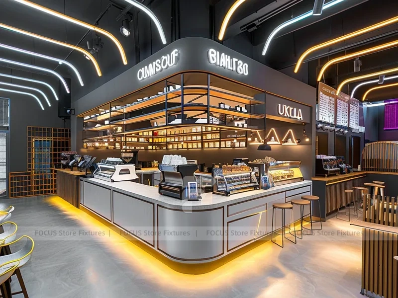 Blue Gold Juice Bar Island Layout