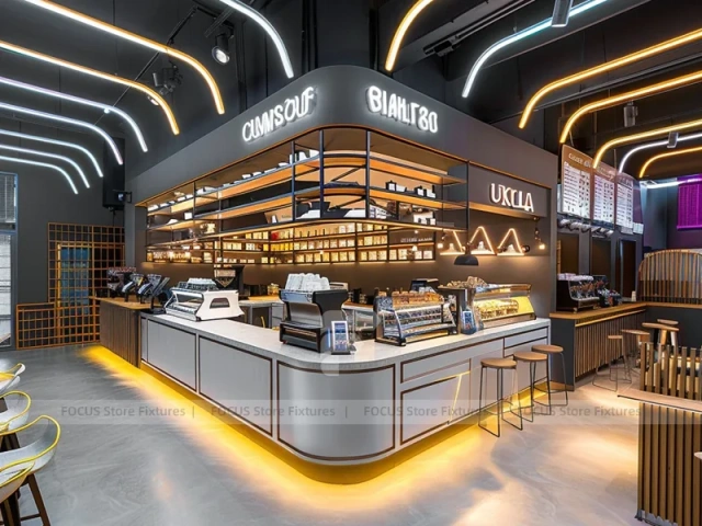 Blue Gold Juice Bar Island Layout