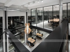 Brick Coffee Shop Exterior Storefront Design
