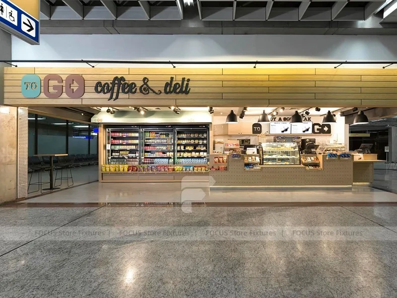 Coffee And Deli Mall Storefront Counter