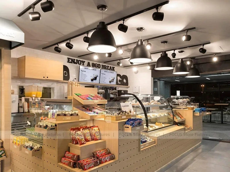 Coffee And Deli Mall Storefront Counter