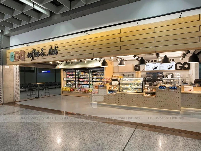 Coffee And Deli Mall Storefront Counter