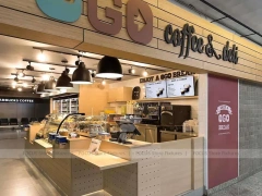 Coffee And Deli Mall Storefront Counter