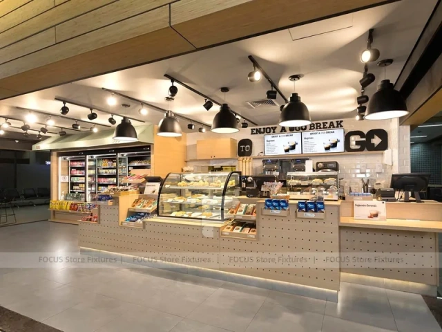 Coffee And Deli Mall Storefront Counter