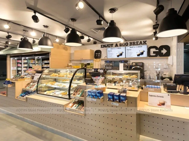 Coffee And Deli Mall Storefront Counter