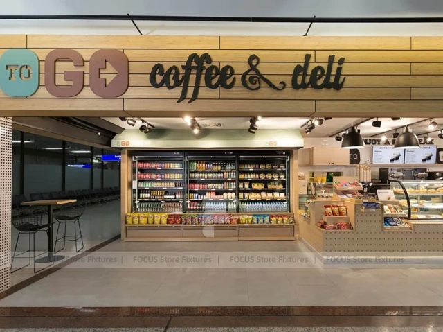 Coffee And Deli Mall Storefront Counter