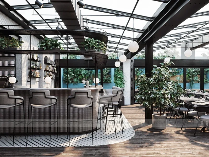 Conservatory Coffee Bar Lounge Layout