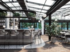 Conservatory Coffee Bar Lounge Layout