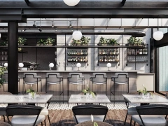 Conservatory Coffee Bar Lounge Layout