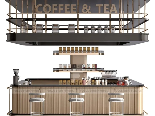Cream Tea Bar Island Counter Layout