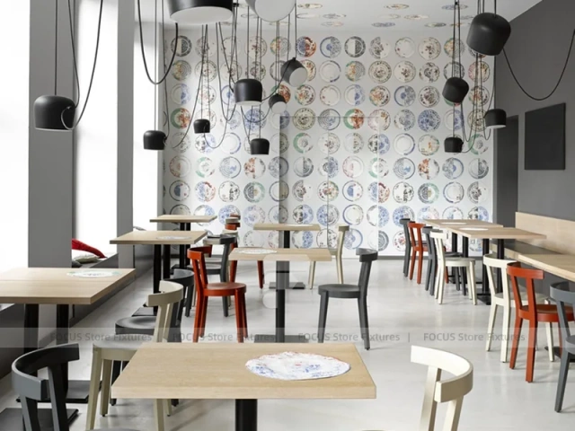 Dark Gray Bakery Coffee Bar Layout