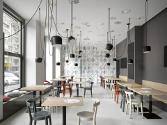 Dark Gray Bakery Coffee Bar Layout