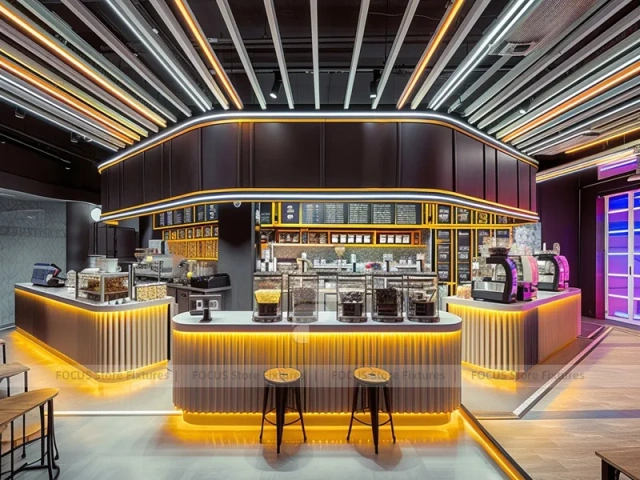 Dark Purple Beverage Island Counter