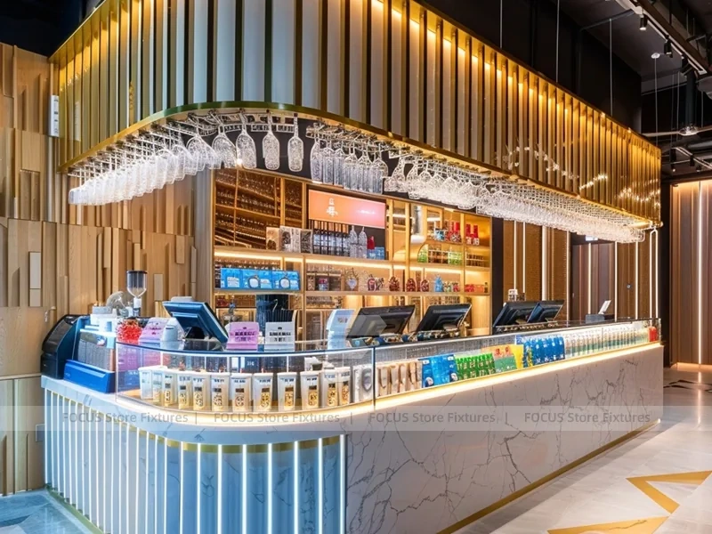 Dark Purple Beverage Island Counter