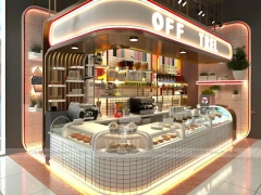 Dark Wood Coffee Island Bar Layout