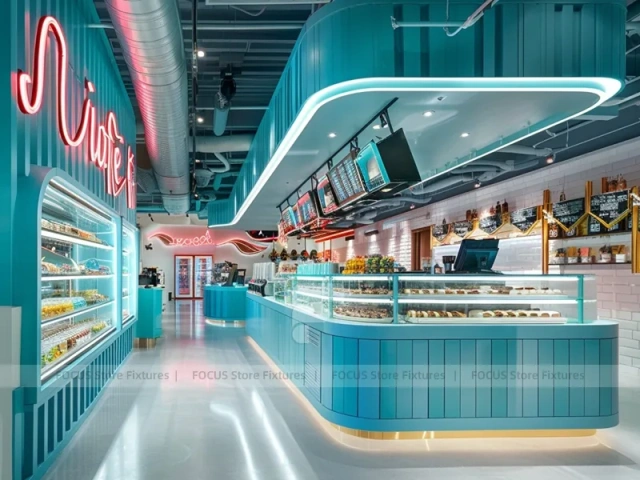Double Decker Coffee Bar Island Counter