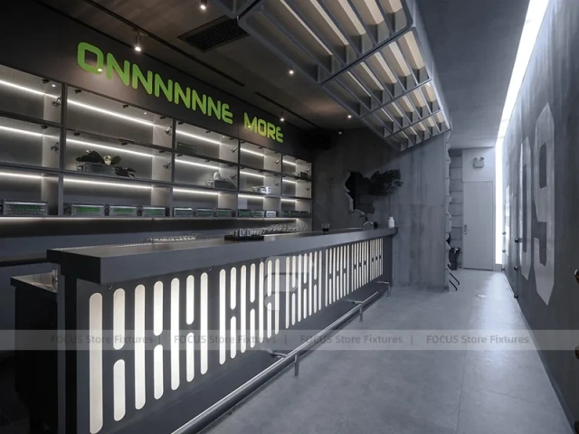 Double Height Coffee Shop Lobby Layout
