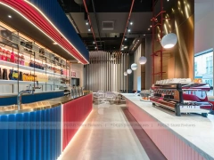 Double Level Coffee Bar Kiosk