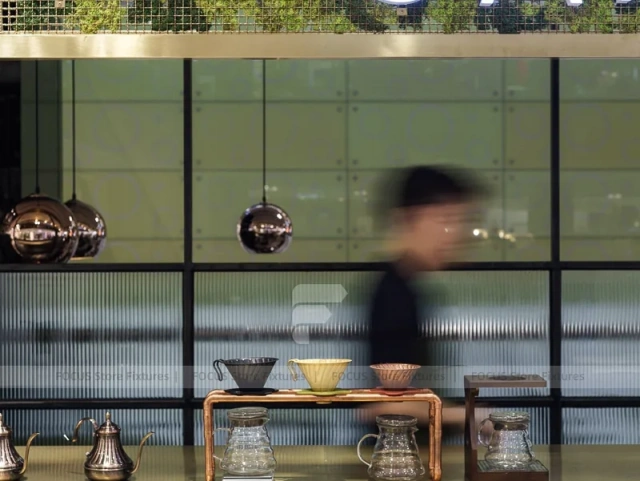 Glass Front Dessert Cafe Display Layout