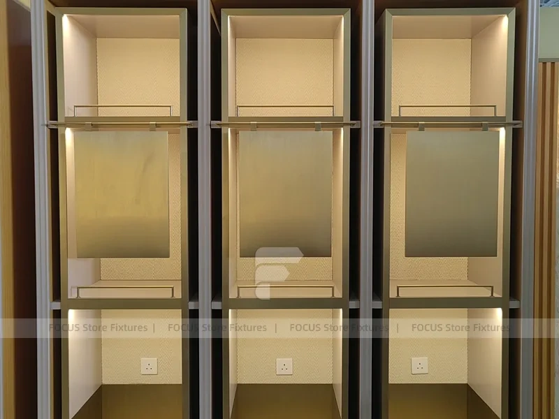 Gold And White Beverage Service Counter