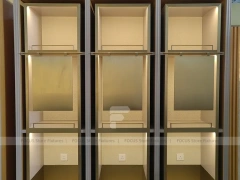 Gold And White Beverage Service Counter