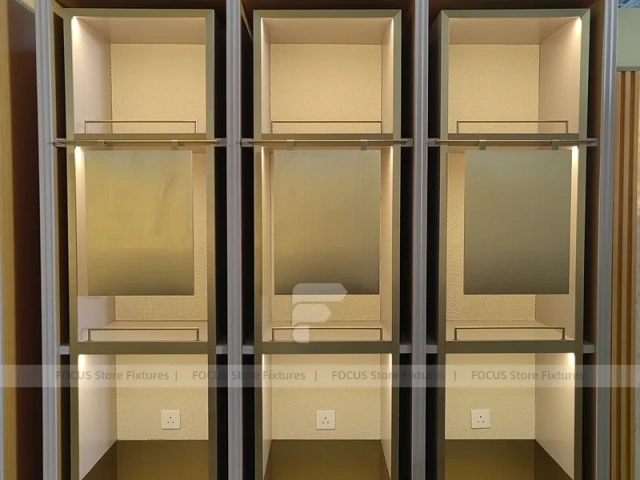 Gold And White Beverage Service Counter