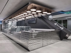 Green Deco Beverage Shop Exterior Facade