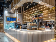 Green Line Juice Bar Kiosk Elevation