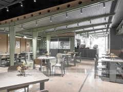 Green Patio Beverage Cafe Exterior Storefront