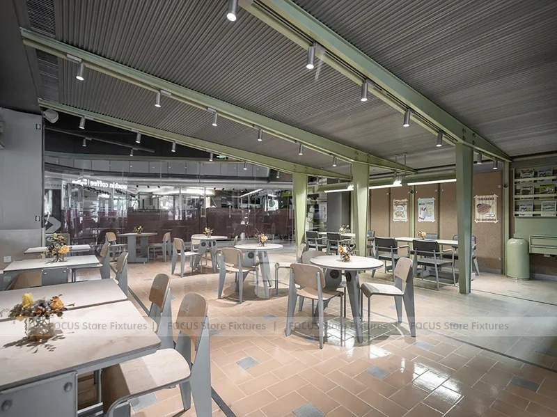 Green Patio Beverage Cafe Exterior Storefront