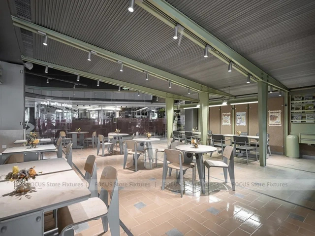 Green Patio Beverage Cafe Exterior Storefront