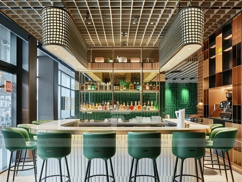 Green Round Beverage Bar Island