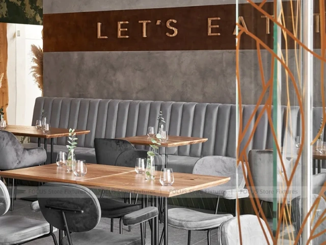 Green Tile Beverage Bar Seating Counter