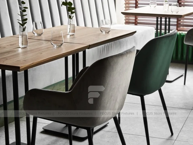 Green Tile Beverage Bar Seating Counter