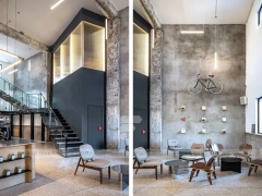 Minimal Gray Cafe Exterior Facade