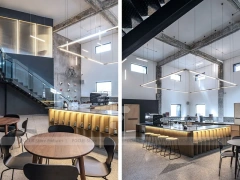 Minimal Gray Cafe Exterior Facade