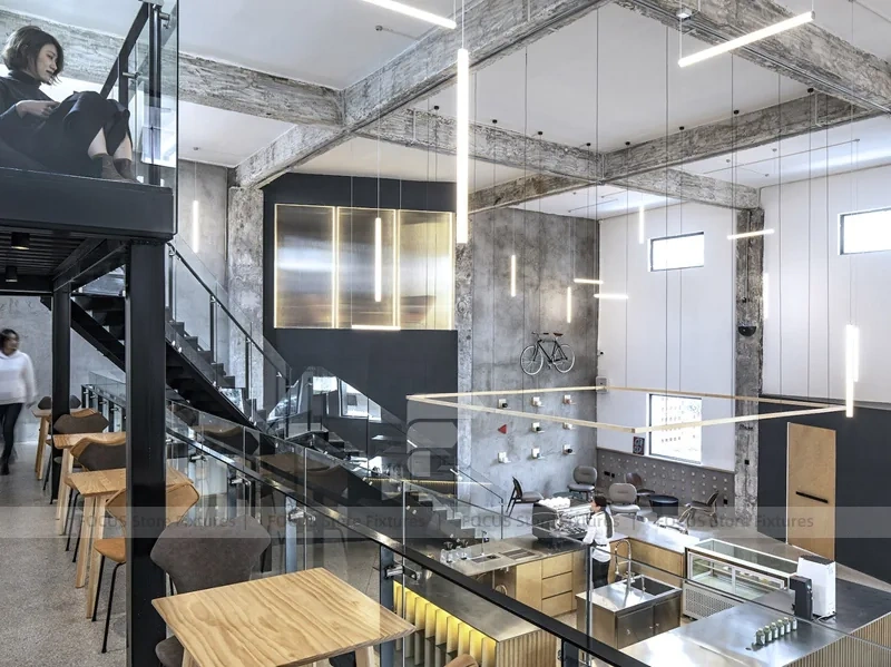 Minimal Gray Cafe Exterior Facade