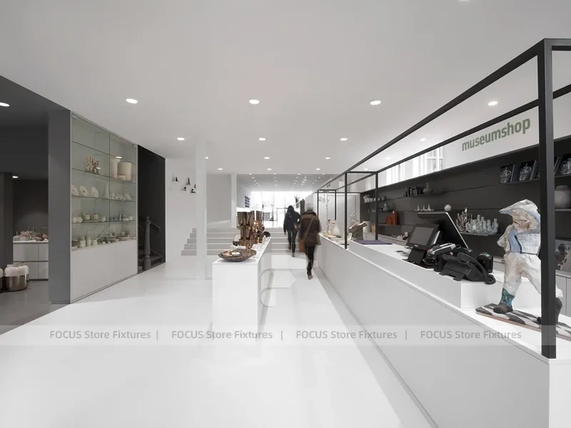 Minimalist White And Green Juice Bar Lounge