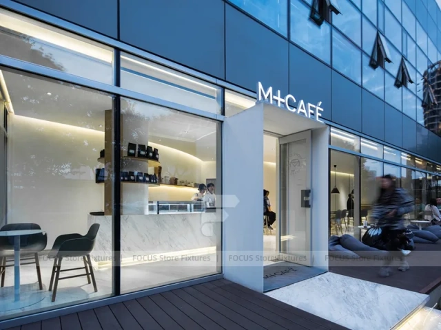 Minimalist White And Green Juice Bar Lounge