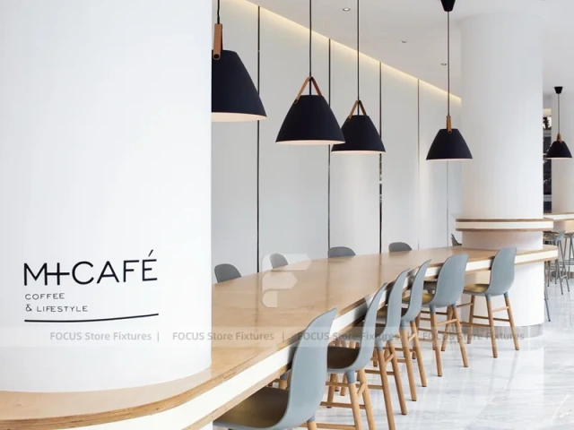 Minimalist White And Green Juice Bar Lounge