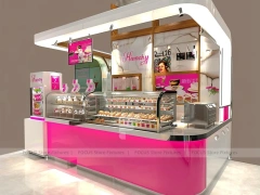 Pink Blue Beverage Arch Bar Counter
