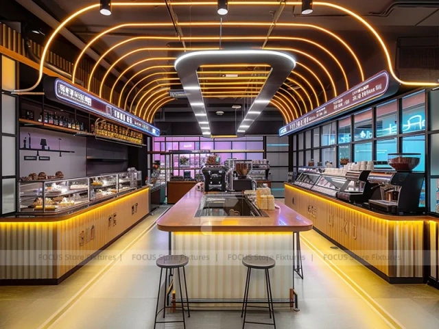 Pink Gold Dessert Cafe Back Bar