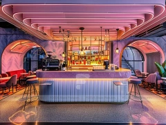 Pink Lounge Cocktail Beverage Bar