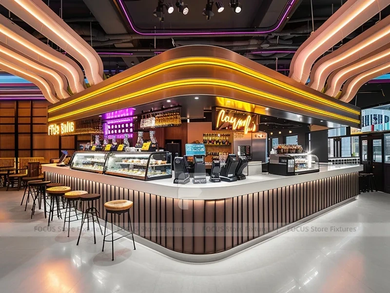 Rainbow Beverage Bar Counter Layout