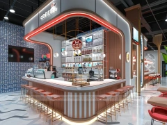 Rainbow Beverage Bar Counter Layout